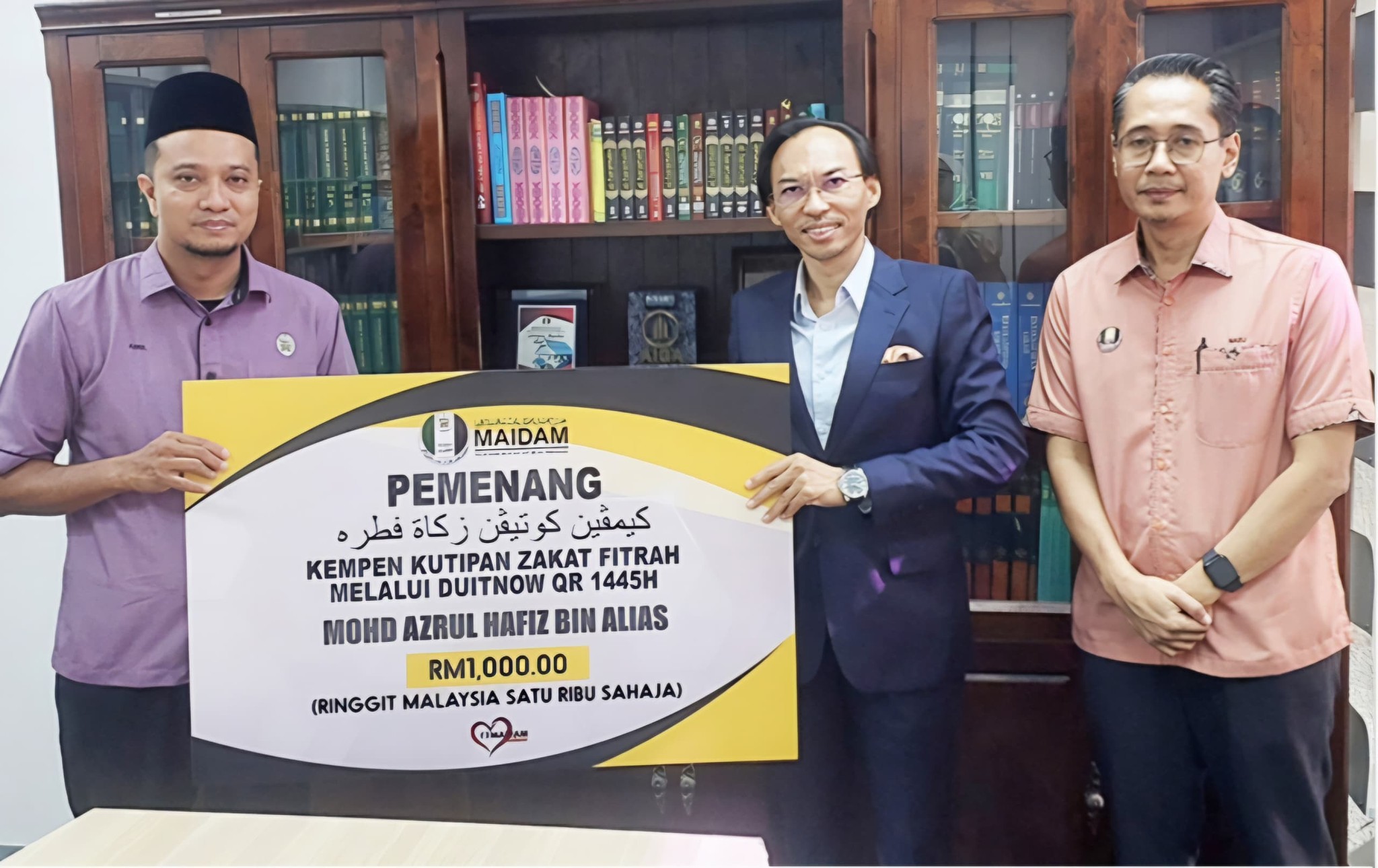 Pemenang Kempen Bayar Zakat Guna eAmil DNQR