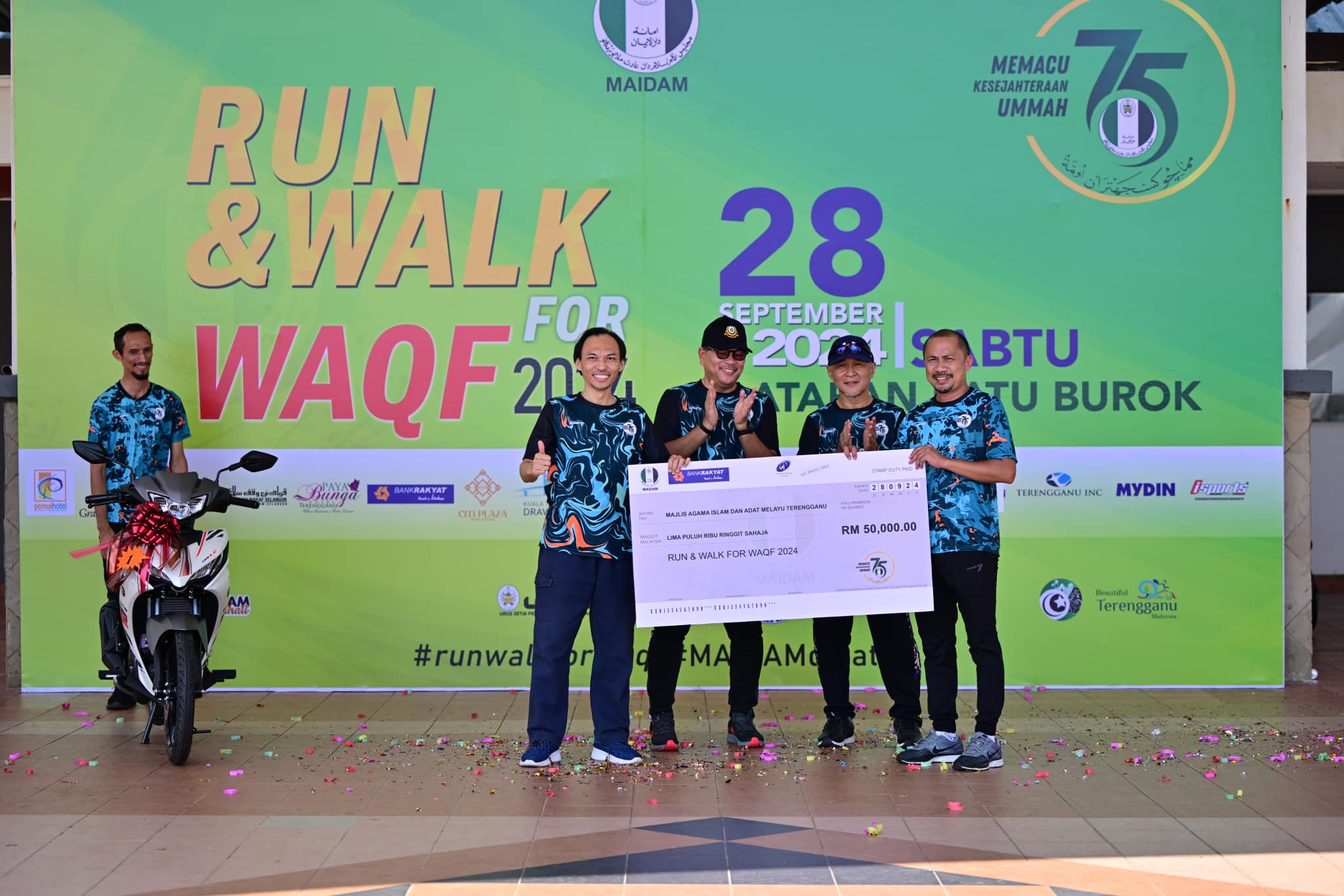 RM50 Ribu Sempena RunWalk For Waqf 2024