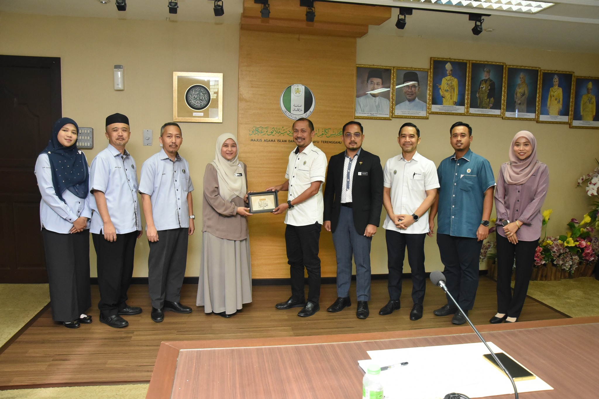 KUNJUNGAN PEJABAT DAERAH DAN TANAH KUALA NERUS KE MAIDAM