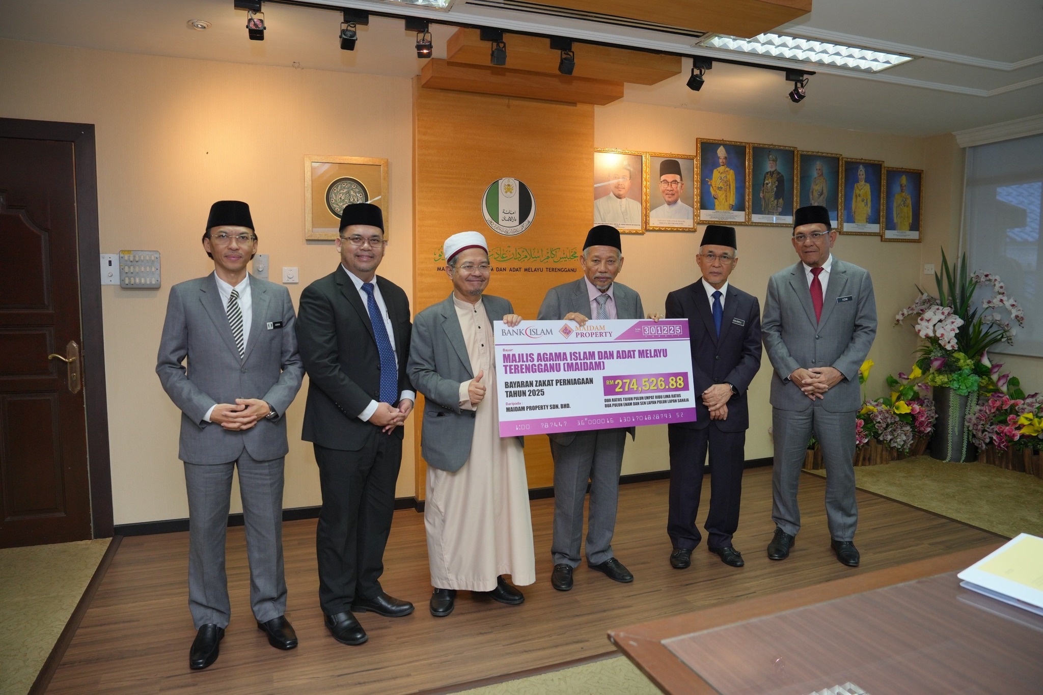 MPSB SERAH ZAKAT DAN DIVIDEN KEPADA MAIDAM