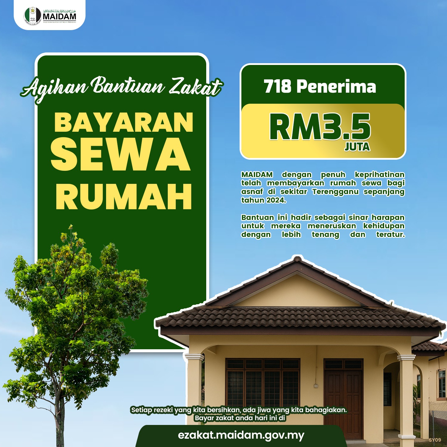 AGIHAN BANTUAN ZAKAT BANYARAN SEWA RUMAH