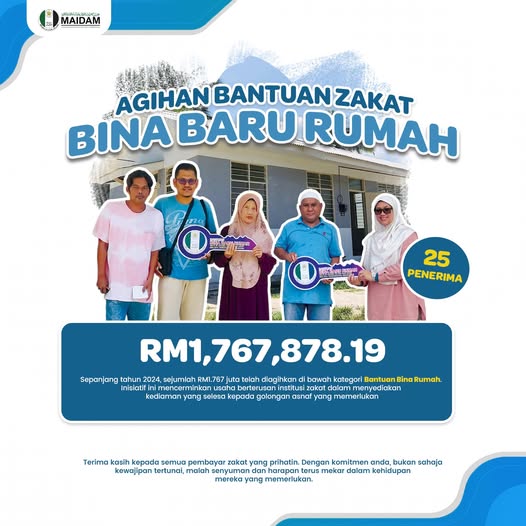 AGIHAN BANTUAN ZAKAT BINA BARU RUMAH